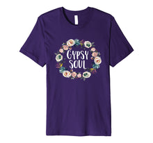 Ladda upp bild till gallerivisning, Funny shirts V-neck Tank top Hoodie sweatshirt usa uk au ca gifts for Gypsy Soul Funny Saying Floral Design Graphic T Shirt 2233291
