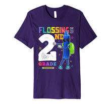 Ladda upp bild till gallerivisning, Funny Back to School 2nd Grade Flossing Crayon Shirt Kids 7443596
