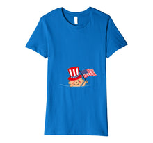 Ladda upp bild till gallerivisning, Funny Pregnancy Reveal T Shirt 4th of July Baby Announcement 806401
