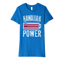 Ladda upp bild till gallerivisning, Funny shirts V-neck Tank top Hoodie sweatshirt usa uk au ca gifts for Hawaii Flag T-Shirt | Hawaiian Power Battery Proud Tee 2732142
