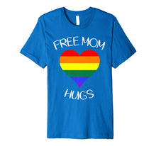 Ladda upp bild till gallerivisning, free mom hugs tshirt rainbow heart LGBT pride month Premium T-Shirt 1307824
