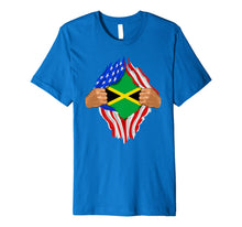 Ladda upp bild till gallerivisning, Jamaican Blood Inside Me T-Shirt | Jamaica Flag Gift 326663
