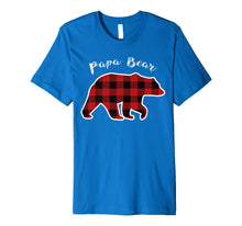 Ladda upp bild till gallerivisning, Funny shirts V-neck Tank top Hoodie sweatshirt usa uk au ca gifts for PAPA BEAR | Men Red Plaid Christmas Pajama Family Dad Gift 2212326
