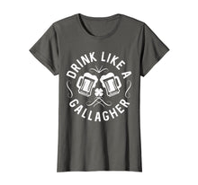 Ladda upp bild till gallerivisning, Funny shirts V-neck Tank top Hoodie sweatshirt usa uk au ca gifts for Drink Like A Gallagher T-Shirt Green Irish St. Patty's Shirt 2074877
