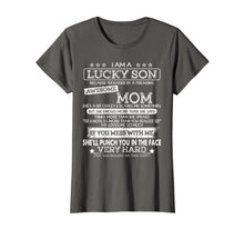 Ladda upp bild till gallerivisning, I Am A Lucky Son I'm Raised By A Freaking Awesome Mom T-Shirt 66037
