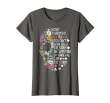Ladda upp bild till gallerivisning, They Whispered To Her Flower Skull Tshirt 150779
