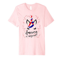Ladda upp bild till gallerivisning, Kids T Shirt America is magical-Unicorn 4th of July Flag Day 1761785
