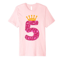 Ladda upp bild till gallerivisning, Happy Birthday Shirt, Girls 5th Party 5 Years Old Bday 518529
