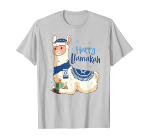 Funny shirts V-neck Tank top Hoodie sweatshirt usa uk au ca gifts for Funny Hanukkah Llama Pun Happy Llamakah Gifts T-Shirt 247893