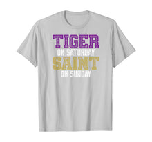 Ladda upp bild till gallerivisning, Tiger on Saturday Saint on Sunday Louisiana Football Apparel T-Shirt 77644
