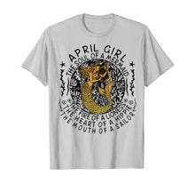 Ladda upp bild till gallerivisning, April Girl The Soul Of A Mermaid Tshirt Funny Gifts Women TShirt70437
