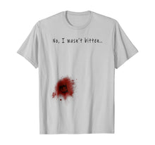 Ladda upp bild till gallerivisning, Funny Zombie Bite Halloween T shirt Bitten Injury Men Women 139555
