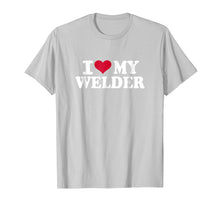Ladda upp bild till gallerivisning, Funny shirts V-neck Tank top Hoodie sweatshirt usa uk au ca gifts for I love my welder T-Shirt 3814404

