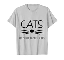 Ladda upp bild till gallerivisning, Funny shirts V-neck Tank top Hoodie sweatshirt usa uk au ca gifts for Cats Because People Suck - Cat T-shirts, funny cat t-shirts 1915086
