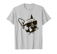 Ladda upp bild till gallerivisning, Funny shirts V-neck Tank top Hoodie sweatshirt usa uk au ca gifts for Dog Smoking Cigar Frenchie Dad French Bulldog Lovers Shirt 2324841
