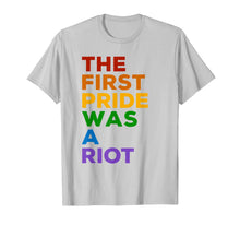 Ladda upp bild till gallerivisning, The First Gay Pride was a Riot - LGBT Rainbow Flag T-Shirt 86011
