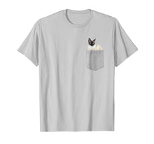 Ladda upp bild till gallerivisning, Cat In Your Pocket Siamese Cat T Shirt Shirt
