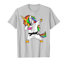 Ladda upp bild till gallerivisning, Funny shirts V-neck Tank top Hoodie sweatshirt usa uk au ca gifts for Dabbing Unicorn Shirt Karate Jiu Jitsu Taekwondo Black Belt 1502698
