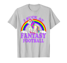 Ladda upp bild till gallerivisning, I Suck At Fantasy Football T Shirt Funny Unicorn Draft Party 799074

