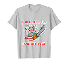 Ladda upp bild till gallerivisning, Funny shirts V-neck Tank top Hoodie sweatshirt usa uk au ca gifts for Scary Crazy Easter Bunny with Chainsaw here for Eggs T Shirt 3159026
