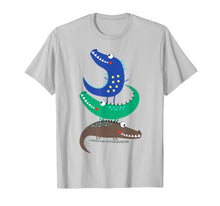 Ladda upp bild till gallerivisning, Cute Crocodile Brothers of 3 Cartoon Graphic Shirt  T-Shirt 803662
