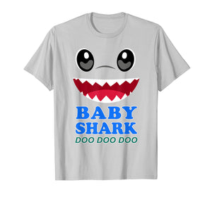 Funny shirts V-neck Tank top Hoodie sweatshirt usa uk au ca gifts for Baby Shark Doo Doo Doo Family Funny Cute T-shirt Gifts Smile 