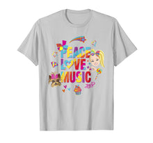 Ladda upp bild till gallerivisning, Funny shirts V-neck Tank top Hoodie sweatshirt usa uk au ca gifts for JoJo Siwa Peace Love Music Rainbow Sticker Graphic T-Shirt 1569553
