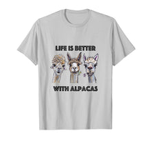 Ladda upp bild till gallerivisning, Funny shirts V-neck Tank top Hoodie sweatshirt usa uk au ca gifts for Life is Better with Alpacas Shirt, Alpaca Lover Shirt 1928810
