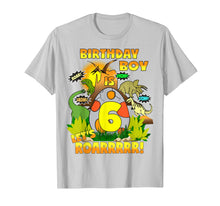 Ladda upp bild till gallerivisning, Funny shirts V-neck Tank top Hoodie sweatshirt usa uk au ca gifts for Boys Dinosaur Birthday Shirt Age 6 Party Theme Outfit 3052505

