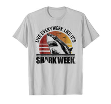 Ladda upp bild till gallerivisning, Shark Week Live Every Week Like It's Vintage Graphic T-Shirt 60627
