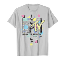Ladda upp bild till gallerivisning, MTV Retro Shape Design Logo Graphic T-Shirt
