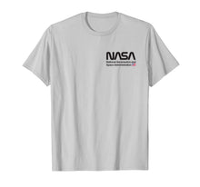 Ladda upp bild till gallerivisning, NASA Shirt, Worm Logo Insignia Symbol USA US Flag Graphic T-Shirt 123312
