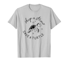 Ladda upp bild till gallerivisning, Skip A Straw Save A Turtle Shirt Save The Turtles T-Shirt 159552
