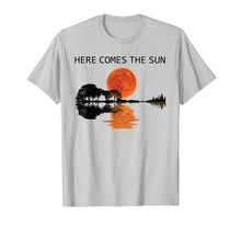 Ladda upp bild till gallerivisning, Here Comes The Sun Guitar Shadow Sunset T-Shirt 160083
