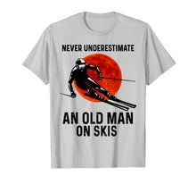 Ladda upp bild till gallerivisning, Never Underestimate An Old Man On Skis TShirt829810
