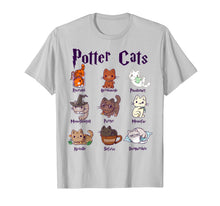 Ladda upp bild till gallerivisning, Potter Cats Cute Harry Pawter Kitten Tshirt gift for Her 231818
