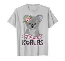Ladda upp bild till gallerivisning, Just A Girl Who Loves Koalas Koala Bear T-Shirt-240525
