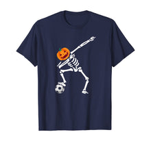 Ladda upp bild till gallerivisning, Funny Halloween Costume Dabbing Skeleton Soccer Gift T-Shirt 250144

