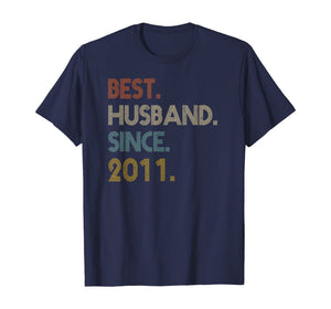 Funny shirts V-neck Tank top Hoodie sweatshirt usa uk au ca gifts for 9th Wedding Anniversary Gifts Best Husband Since 2011 T-Shirt 766164
