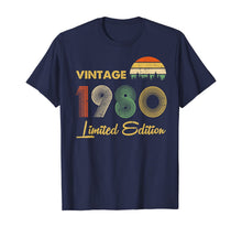 Ladda upp bild till gallerivisning, Vintage 1980 40 years Awesome 40th birthday Retro Cassette TShirt482262
