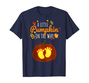 Halloween Pregnancy Little Pumpkin Cute Gifts Expecting Mom T-Shirt 187345