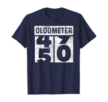 Ladda upp bild till gallerivisning, Oldometer Odometer Funny 50th Birthday Gift 50 yrs Old Joke T-Shirt 336557
