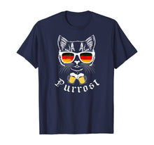 Ladda upp bild till gallerivisning, Oktoberfest T Shirt Funny Prost Pun Purrost Cat 166504
