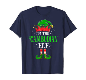 Funny shirts V-neck Tank top Hoodie sweatshirt usa uk au ca gifts for Cambodian Elf Matching Family Group Christmas Gifts T-Shirt 724031