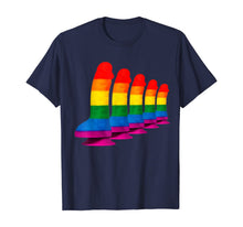 Ladda upp bild till gallerivisning, Rainbow Dildo TShirt &amp; Lesbian Gay Be Ladyboy LGBTQ Pride T-Shirt312478
