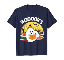 Ladda upp bild till gallerivisning, Booooks Ghost Reading Books Halloween Tshirt Gifts 286238

