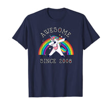 Ladda upp bild till gallerivisning, Dabbing Unicorn Birthday Girl Gifts 11 Years Old Since 2008 T-Shirt 214860
