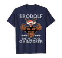Ladda upp bild till gallerivisning, Funny shirts V-neck Tank top Hoodie sweatshirt usa uk au ca gifts for Brodolf The Red Nose Gainzdeer Tee Merry Liftmas Christmas T-Shirt 894279
