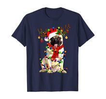 Ladda upp bild till gallerivisning, Funny shirts V-neck Tank top Hoodie sweatshirt usa uk au ca gifts for Funny Pug Dog Christmas Tee Reindeer Christmas Lights Pajama T-Shirt 118942
