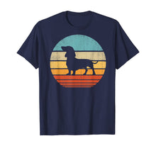 Ladda upp bild till gallerivisning, Funny shirts V-neck Tank top Hoodie sweatshirt usa uk au ca gifts for Dachshund Vintage Silhouette 60s 70s Retro Gifts Dog Lover T-Shirt 279074
